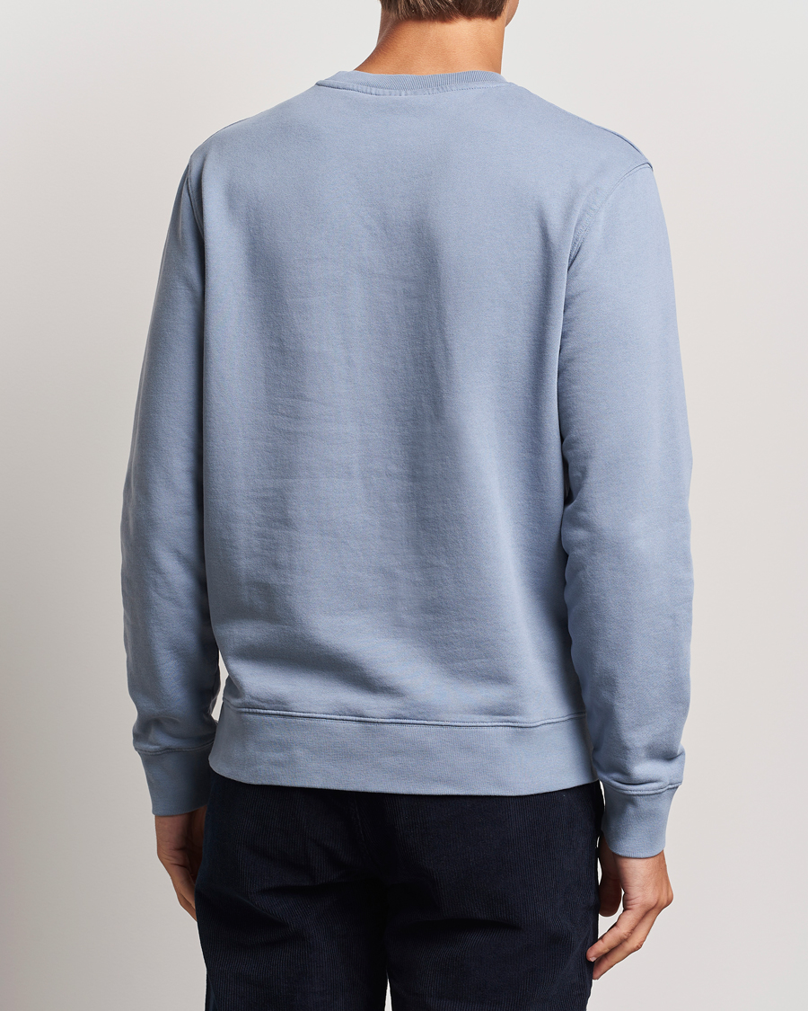 Herre | Trøjer | Maison Kitsuné | Fox Head Sweatshirt Moonlight Blue