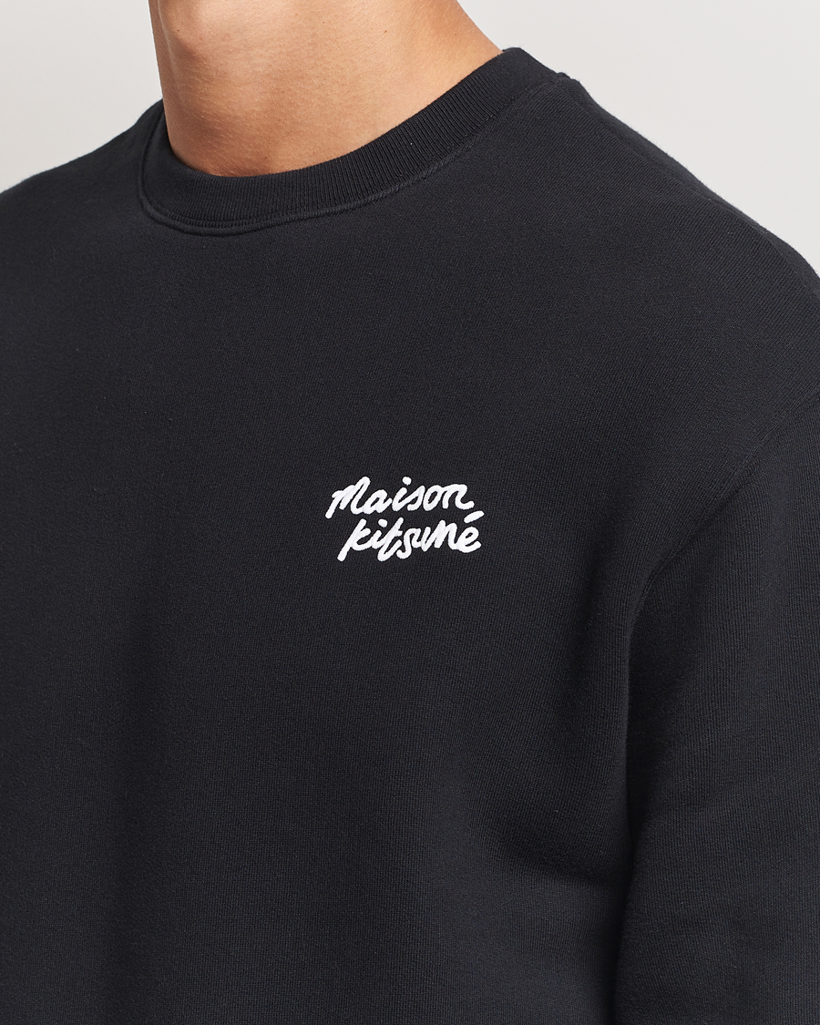 Herre | Trøjer | Maison Kitsuné | Mini Handwriting Sweatshirt Black