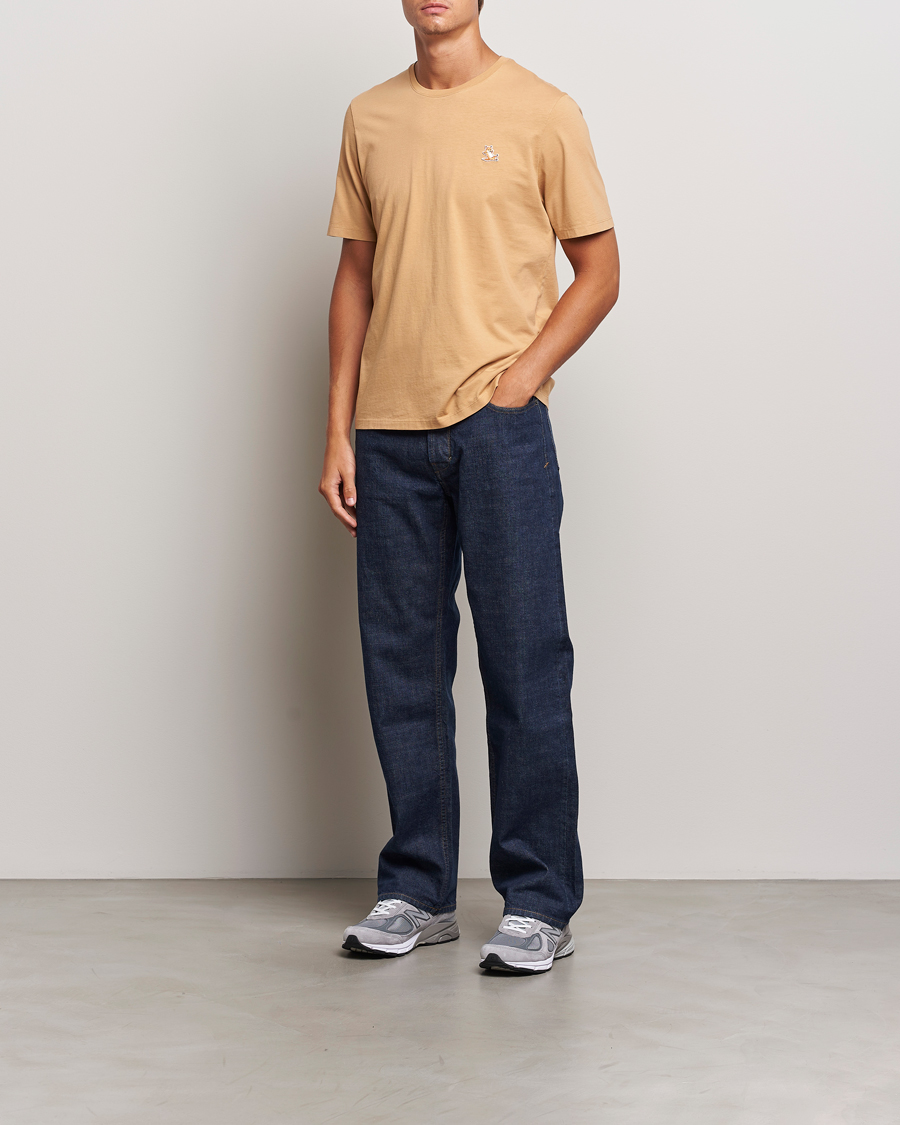 Herre | T-Shirts | Maison Kitsuné | Chillax Fox T-Shirt Chamomile Beige