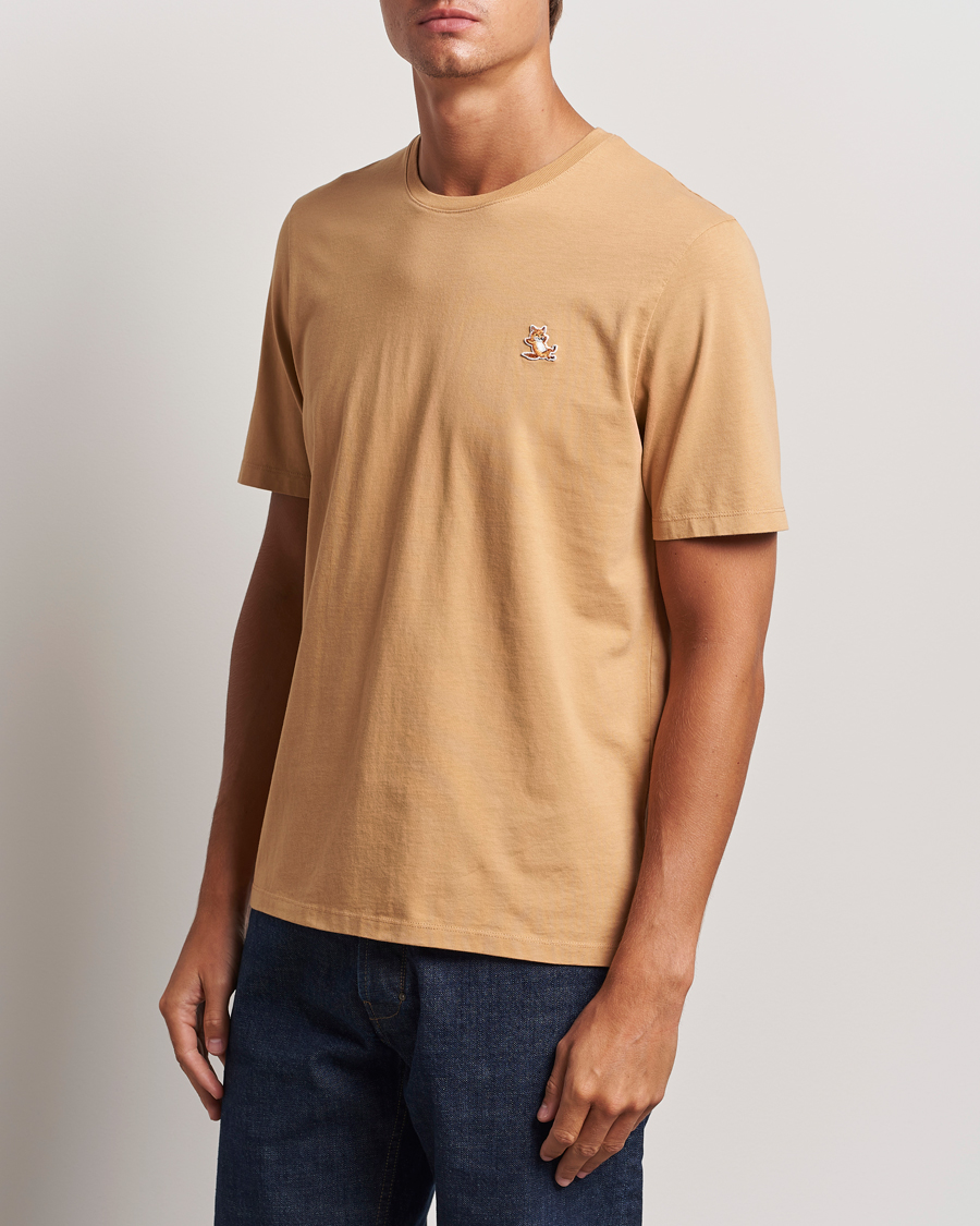 Herre | T-Shirts | Maison Kitsuné | Chillax Fox T-Shirt Chamomile Beige
