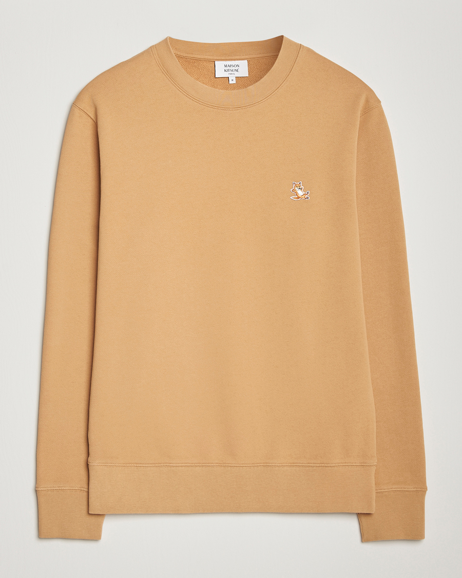 Herre | Trøjer | Maison Kitsuné | Chillax Fox Sweatshirt Chamomile Beige
