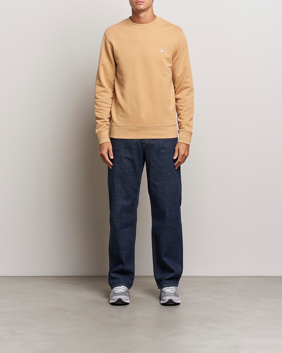 Herre | Trøjer | Maison Kitsuné | Chillax Fox Sweatshirt Chamomile Beige