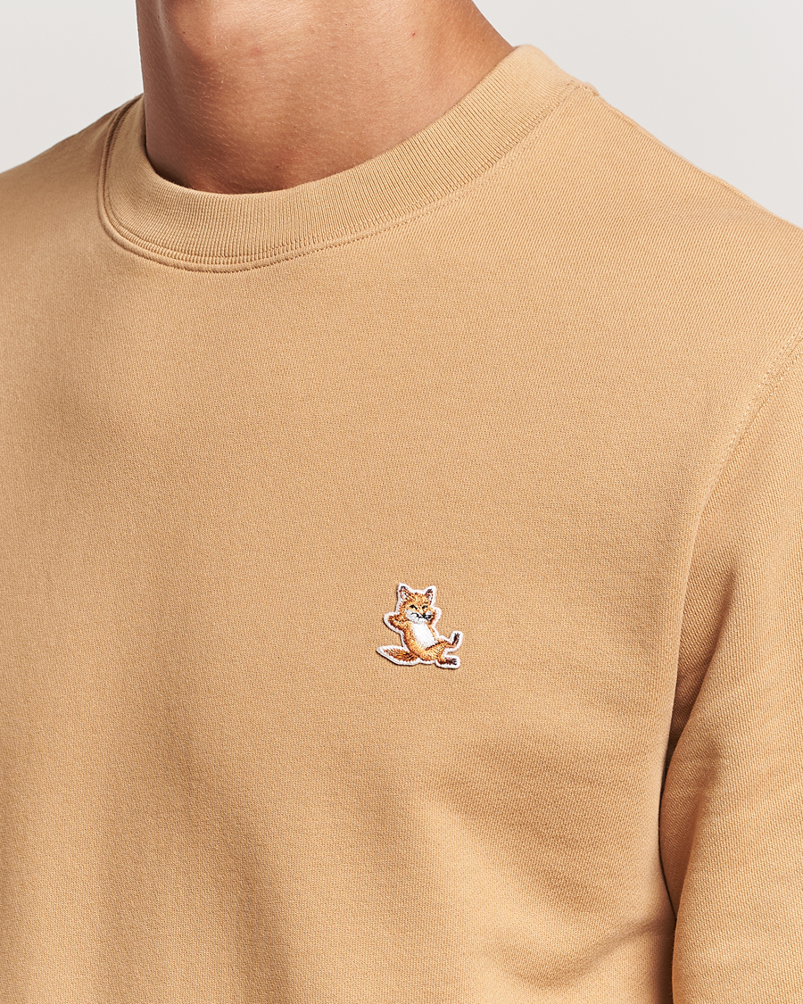 Herre | Trøjer | Maison Kitsuné | Chillax Fox Sweatshirt Chamomile Beige