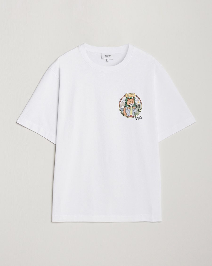 Herre | T-Shirts | Maison Kitsuné | Rambling Fox T-Shirt White
