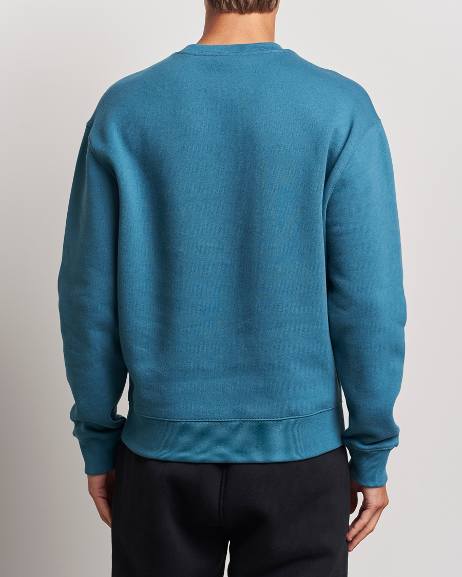Herre | Trøjer | Maison Kitsuné | Ramblin Fox Sweatshirt Lake Blue