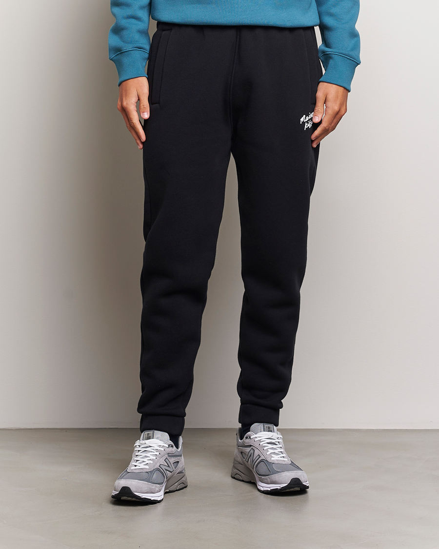 Herre | Bukser | Maison Kitsuné | Mini Handwriting Sweatpants Black