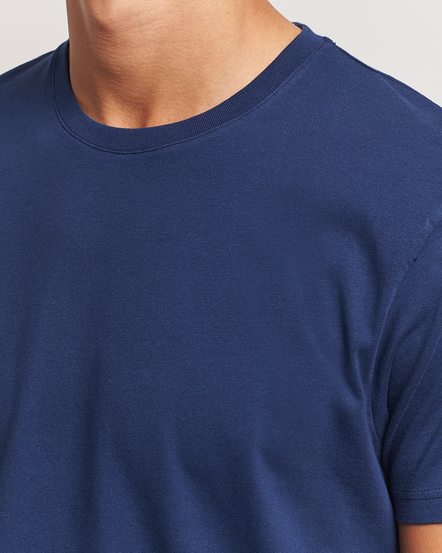Herre | T-Shirts | Colorful Standard | Classic Organic T-Shirt Marine Blue