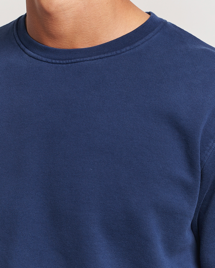 Herre | Trøjer | Colorful Standard | Classic Organic Crew Neck Sweat Marine Blue