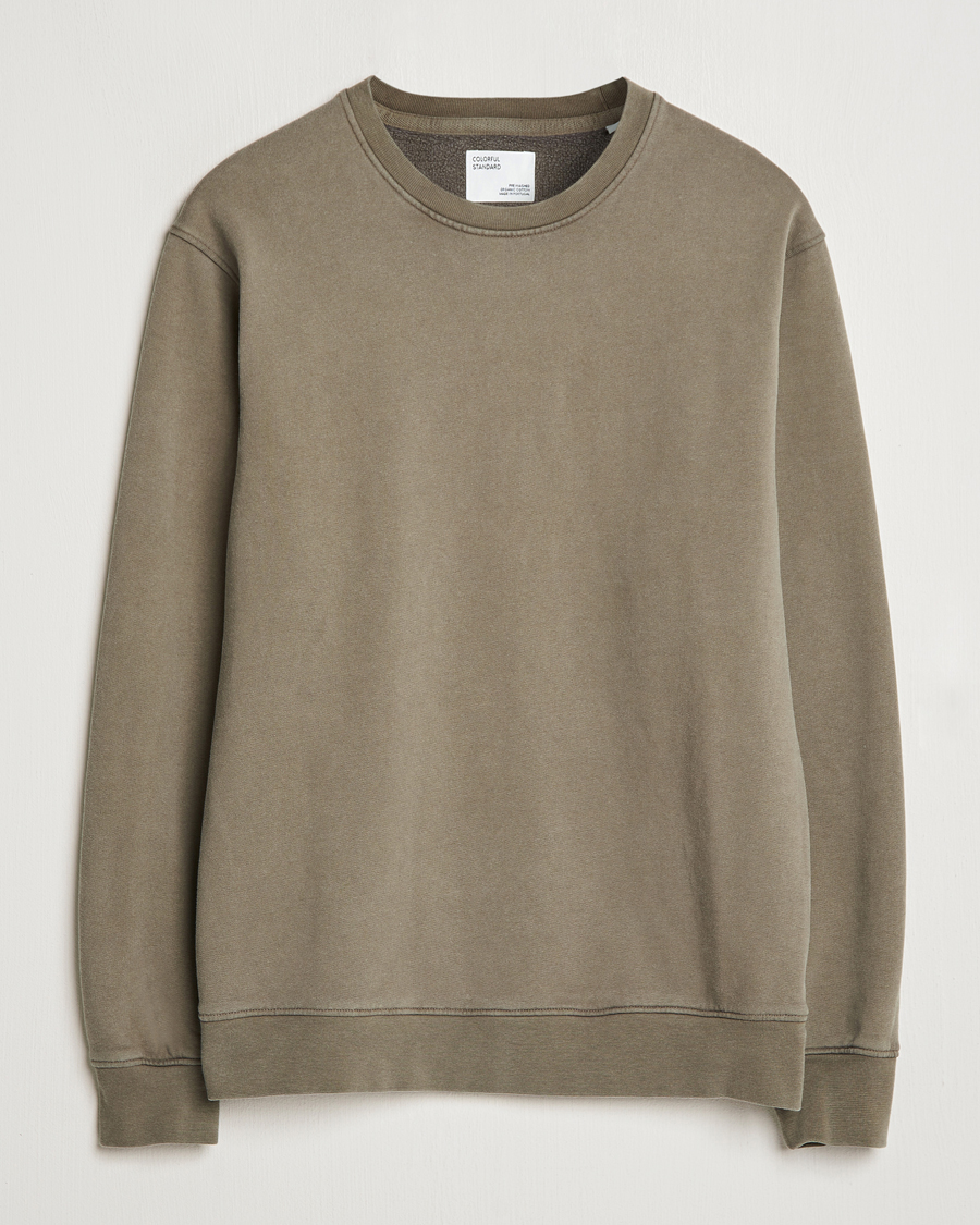 Herre | Trøjer | Colorful Standard | Classic Organic Crew Neck Sweat Misty Brown
