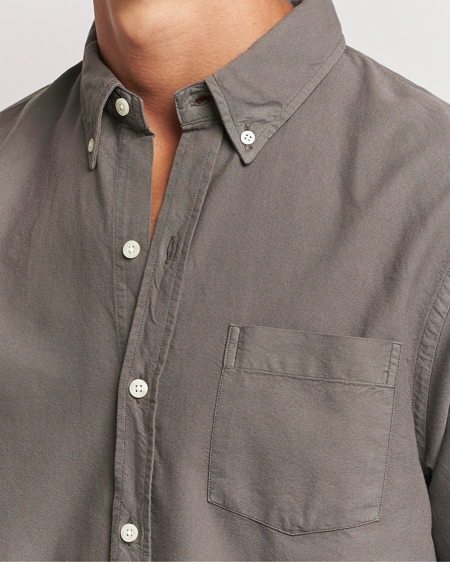 Herre | Skjorter | Colorful Standard | Classic Organic Oxford Button Down Shirt Storm Grey