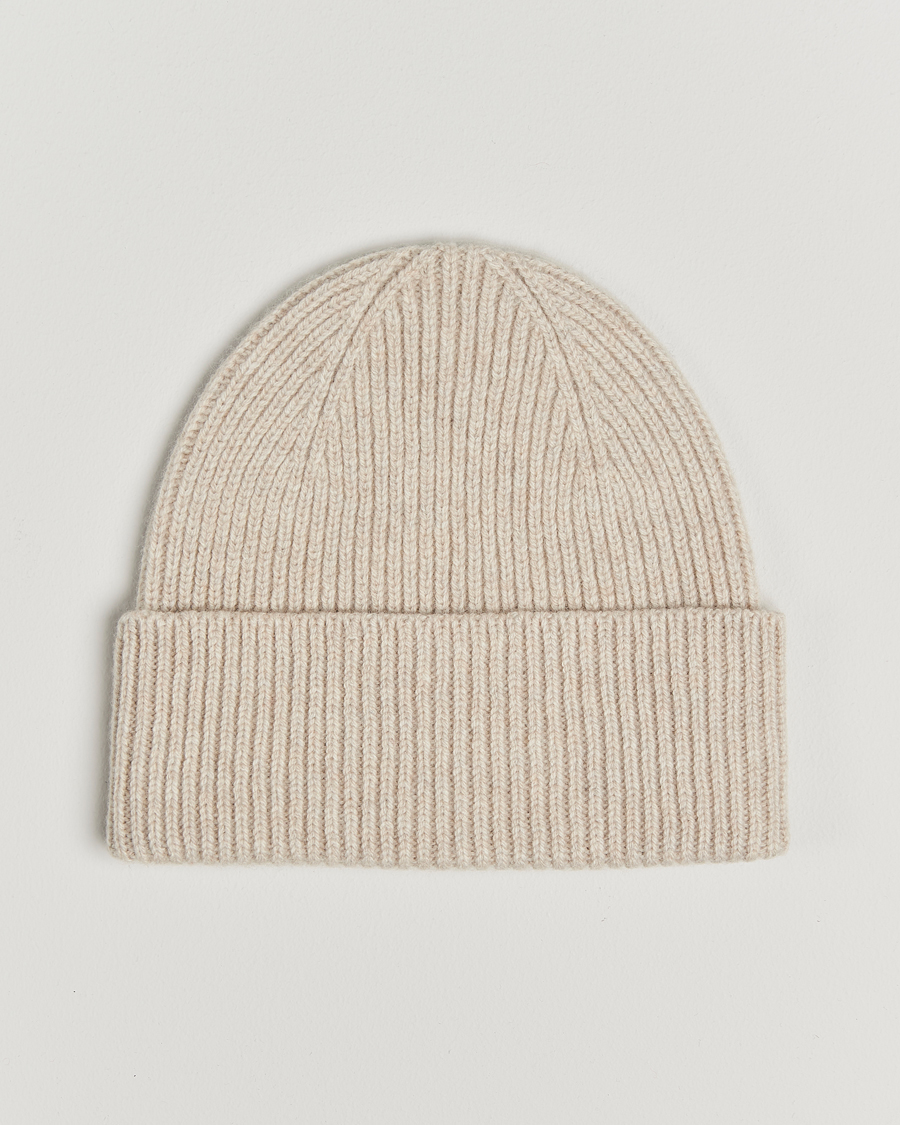 Herre | Huer | Colorful Standard | Merino Wool Beanie Ivory White