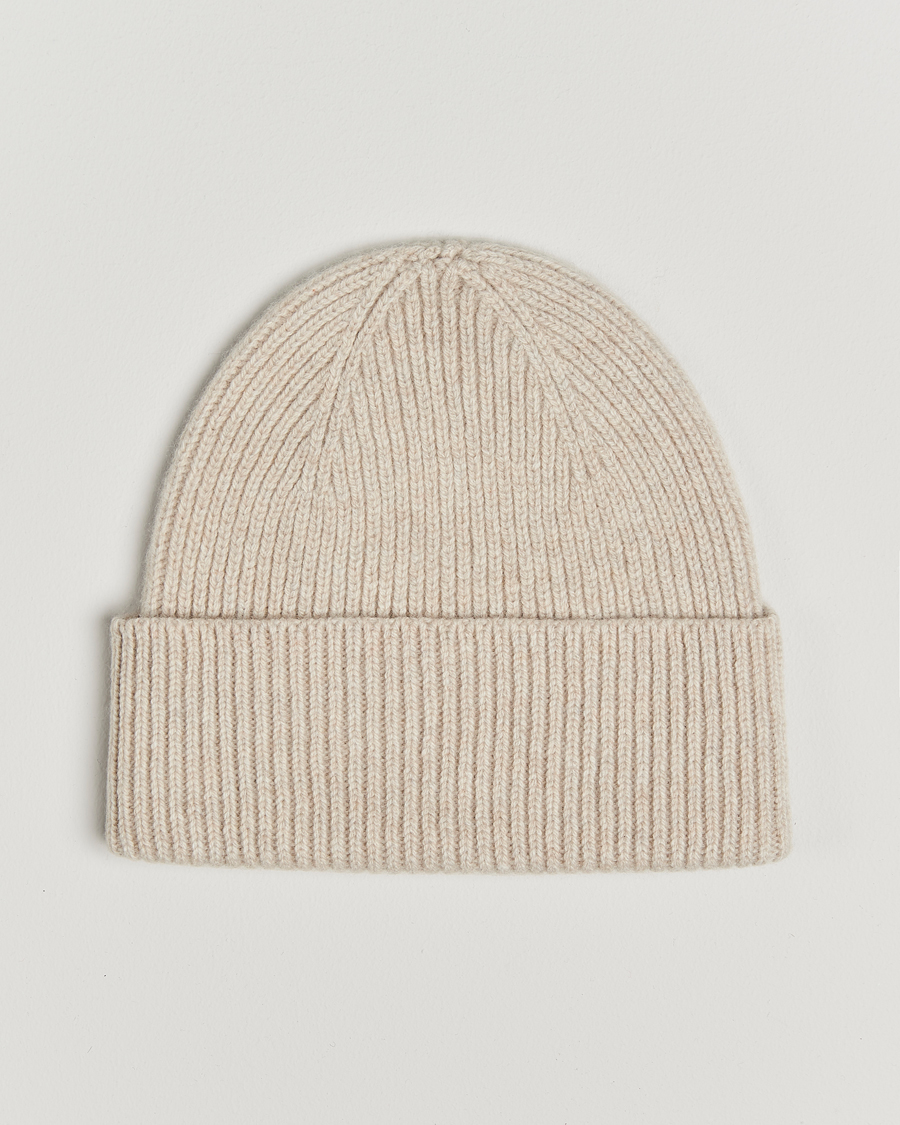 Herre | Huer | Colorful Standard | Merino Wool Beanie Ivory White