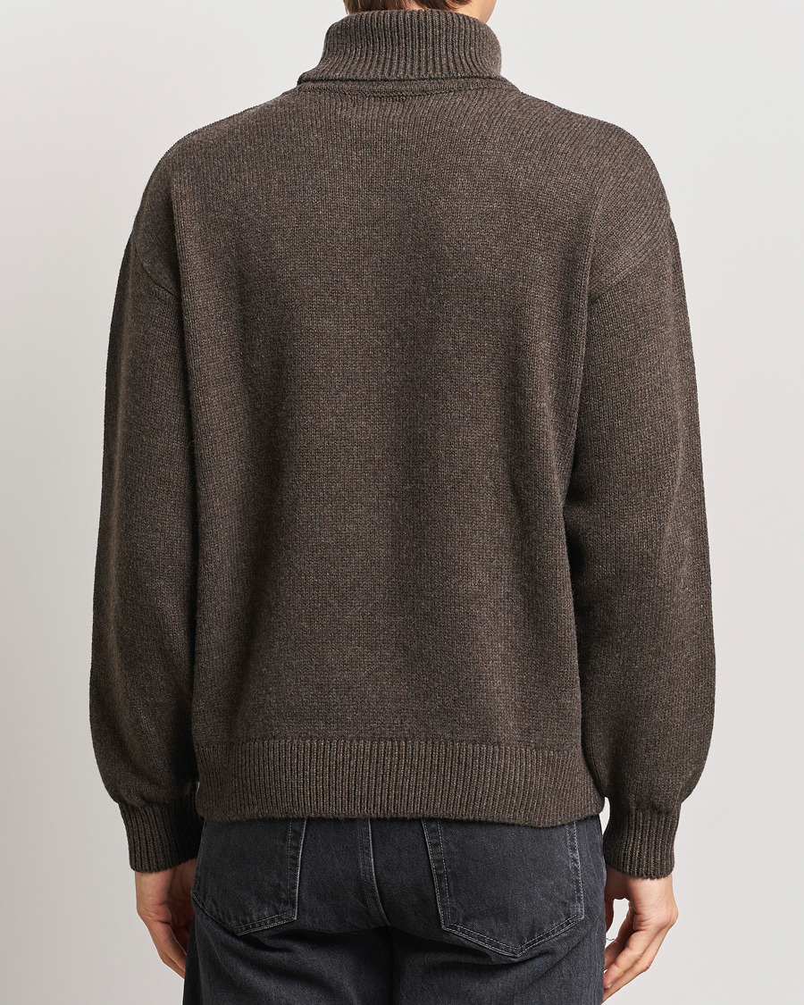 Herre | Trøjer | Colorful Standard | Merino Wool Turtleneck Coffee Brown