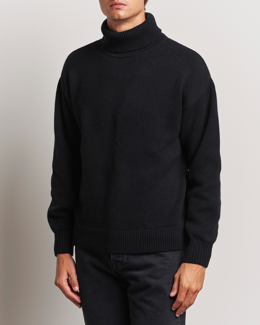 Herre | Trøjer | Colorful Standard | Merino Wool Turtleneck Deep Black