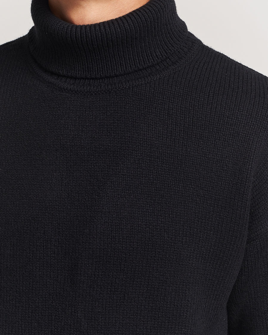 Herre | Trøjer | Colorful Standard | Merino Wool Turtleneck Deep Black