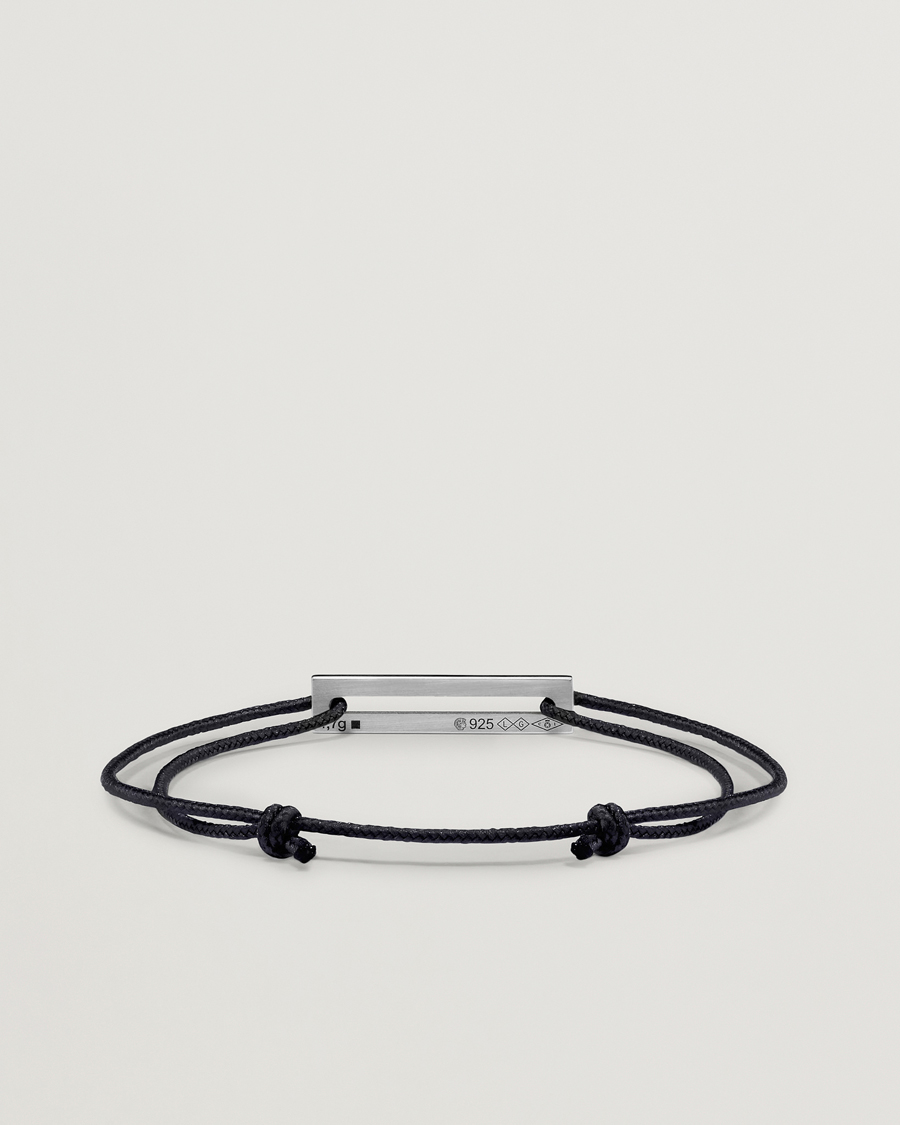 Herre | Smykker | LE GRAMME | Lacquered Cord Bracelet Red