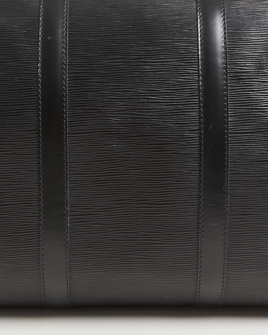 Herre | Louis Vuitton Pre-Owned Keepall 50 Epi Leather Travel Bag Black | Louis Vuitton Pre-Owned | Keepall 50 Epi Leather Travel Bag Black