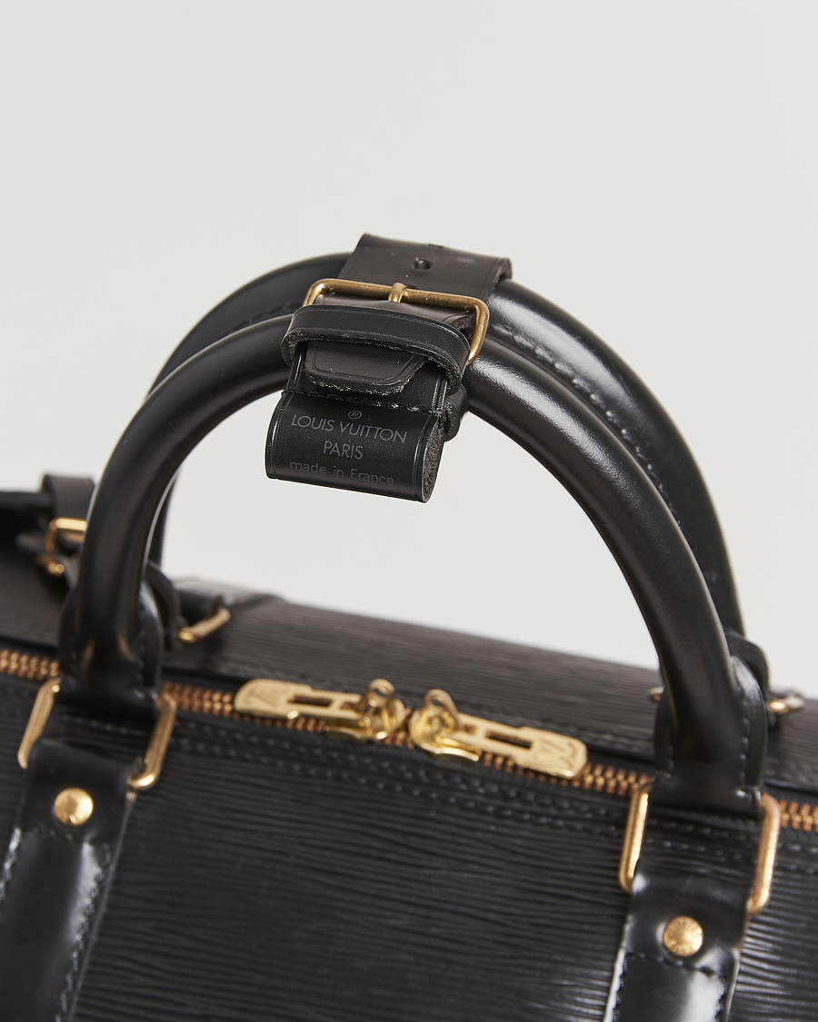 Herre | Louis Vuitton Pre-Owned Keepall 50 Epi Leather Travel Bag Black | Louis Vuitton Pre-Owned | Keepall 50 Epi Leather Travel Bag Black