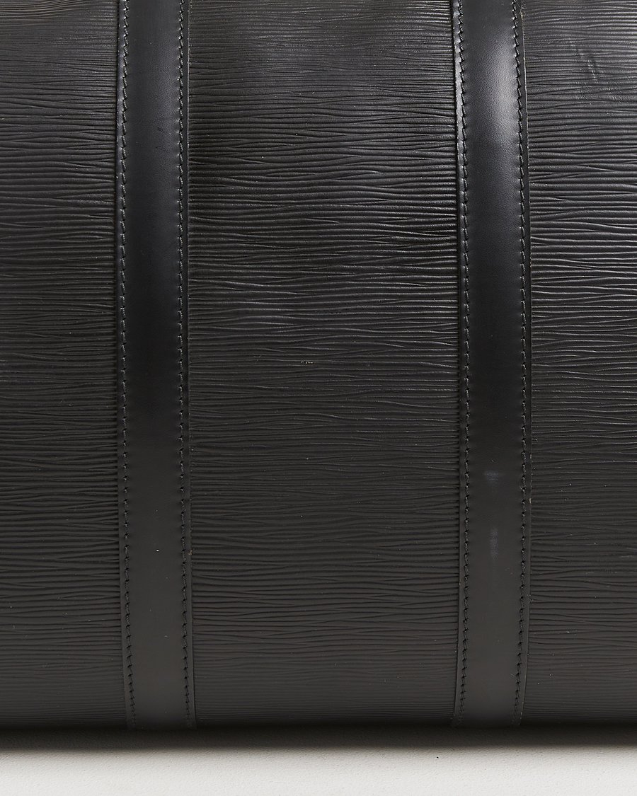 Herre | Louis Vuitton Pre-Owned Keepall 45 Epi Leather Travel Bag Black | Louis Vuitton Pre-Owned | Keepall 45 Epi Leather Travel Bag Black