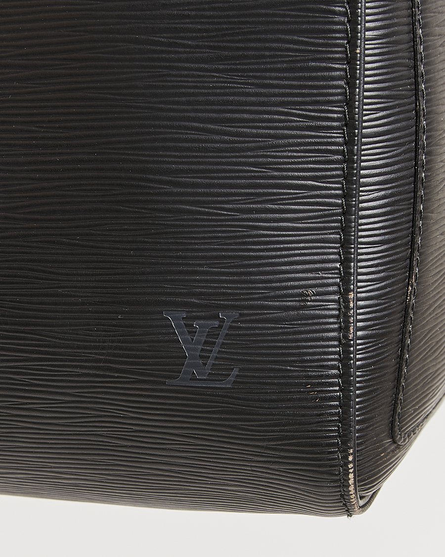 Herre | Louis Vuitton Pre-Owned Keepall 45 Epi Leather Travel Bag Black | Louis Vuitton Pre-Owned | Keepall 45 Epi Leather Travel Bag Black