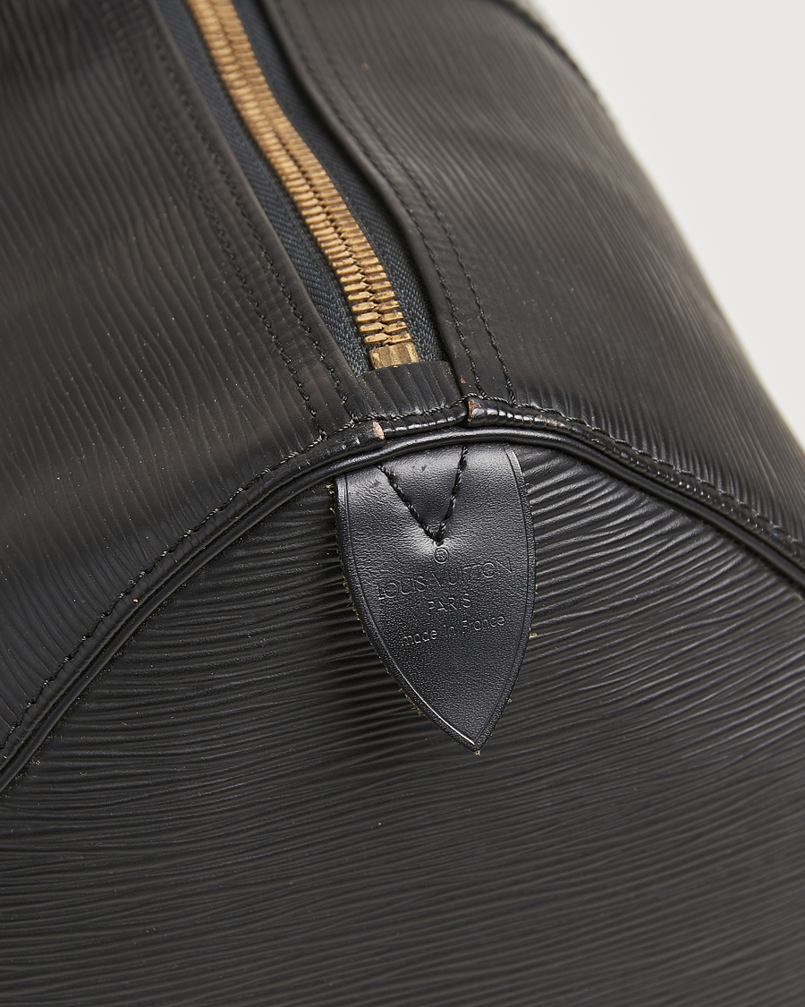 Herre | Louis Vuitton Pre-Owned Keepall 45 Epi Leather Travel Bag Black | Louis Vuitton Pre-Owned | Keepall 45 Epi Leather Travel Bag Black