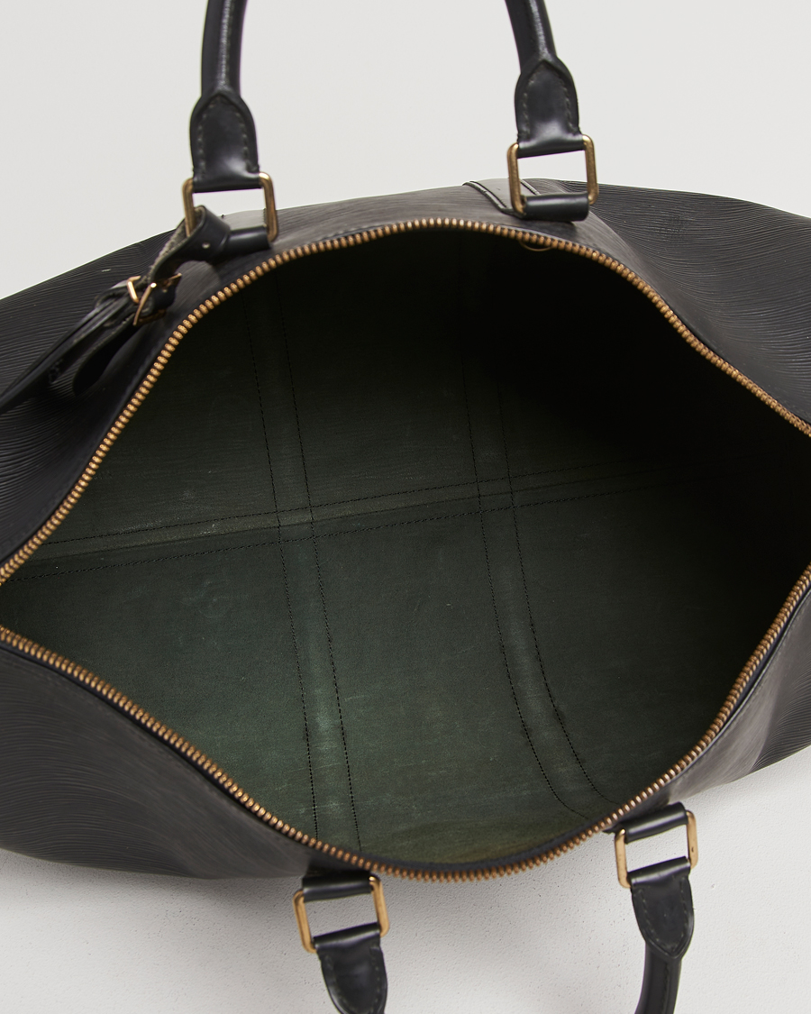 Herre | Louis Vuitton Pre-Owned Keepall 45 Epi Leather Travel Bag Black | Louis Vuitton Pre-Owned | Keepall 45 Epi Leather Travel Bag Black