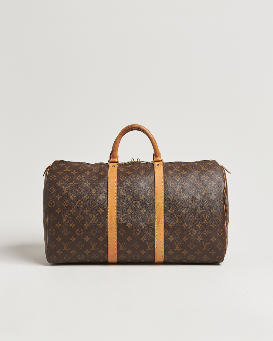 Herre | Louis Vuitton Pre-Owned Keepall 50 Bag Monogram | Louis Vuitton Pre-Owned | Keepall 50 Bag Monogram