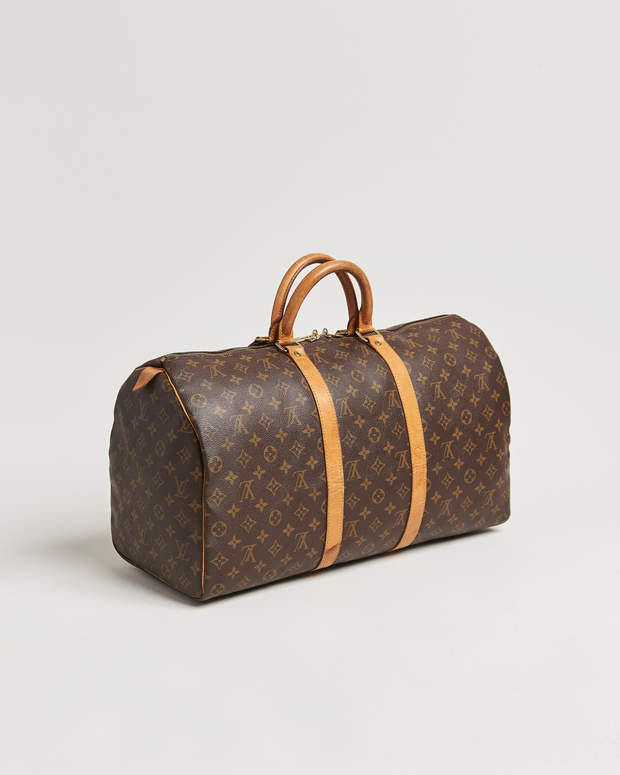 Herre | Louis Vuitton Pre-Owned Keepall 50 Bag Monogram | Louis Vuitton Pre-Owned | Keepall 50 Bag Monogram