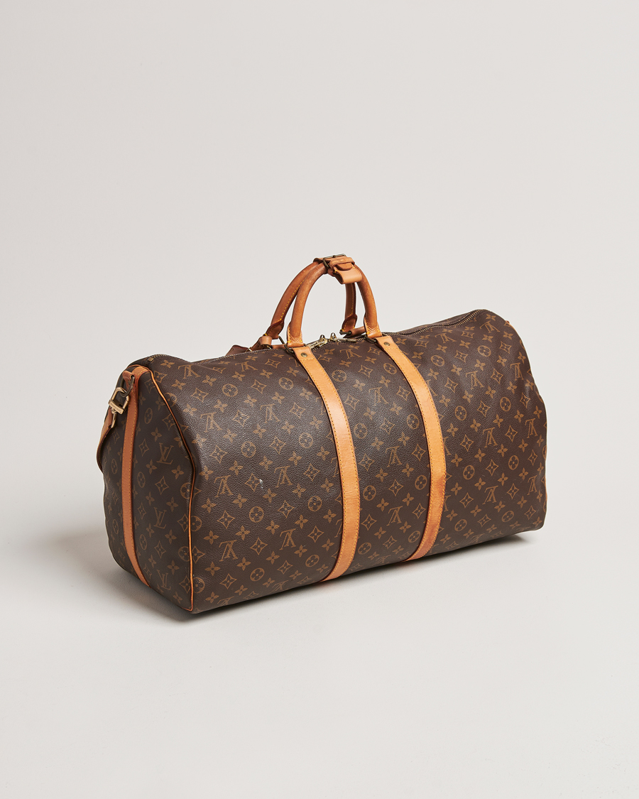 Herre | Louis Vuitton Pre-Owned Keepall Bandoulière 55 Monogram | Louis Vuitton Pre-Owned | Keepall Bandoulière 55 Monogram