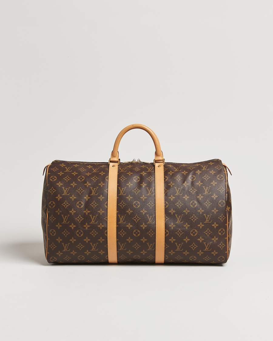 Herre | Louis Vuitton Pre-Owned Keepall 50 Bag Monogram | Louis Vuitton Pre-Owned | Keepall 50 Bag Monogram