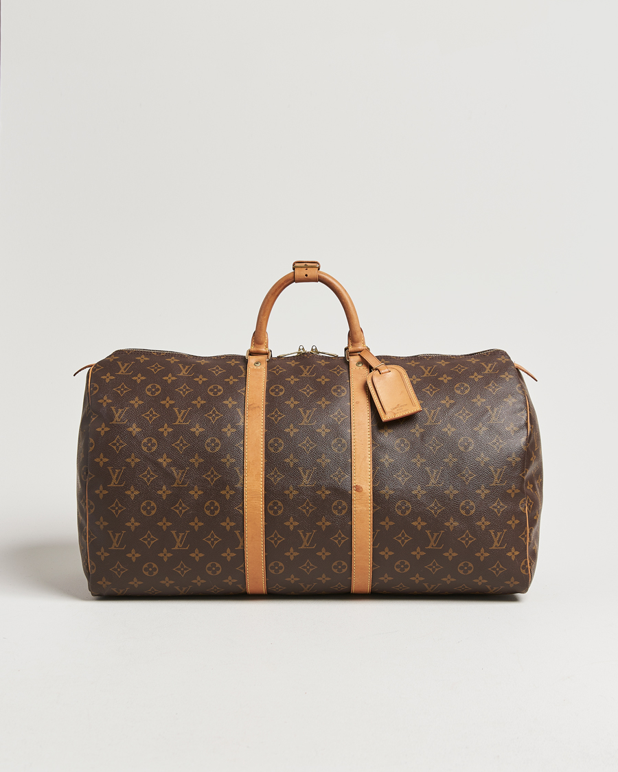 Herre | Louis Vuitton Pre-Owned Keepall 55 Bag Monogram | Louis Vuitton Pre-Owned | Keepall 55 Bag Monogram