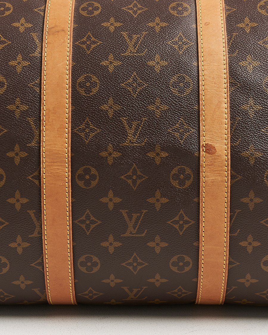 Herre | Louis Vuitton Pre-Owned Keepall 55 Bag Monogram | Louis Vuitton Pre-Owned | Keepall 55 Bag Monogram