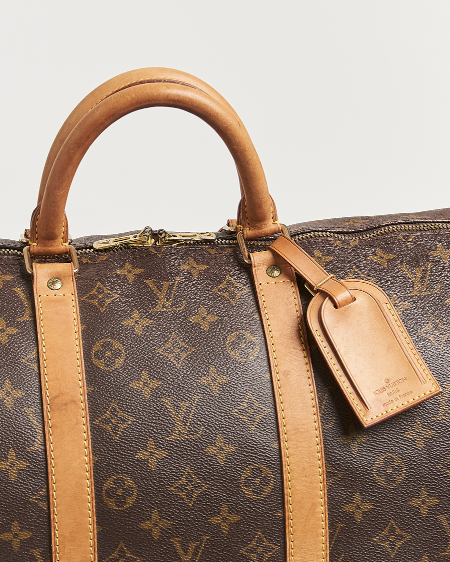 Herre | Louis Vuitton Pre-Owned Keepall 55 Bag Monogram | Louis Vuitton Pre-Owned | Keepall 55 Bag Monogram