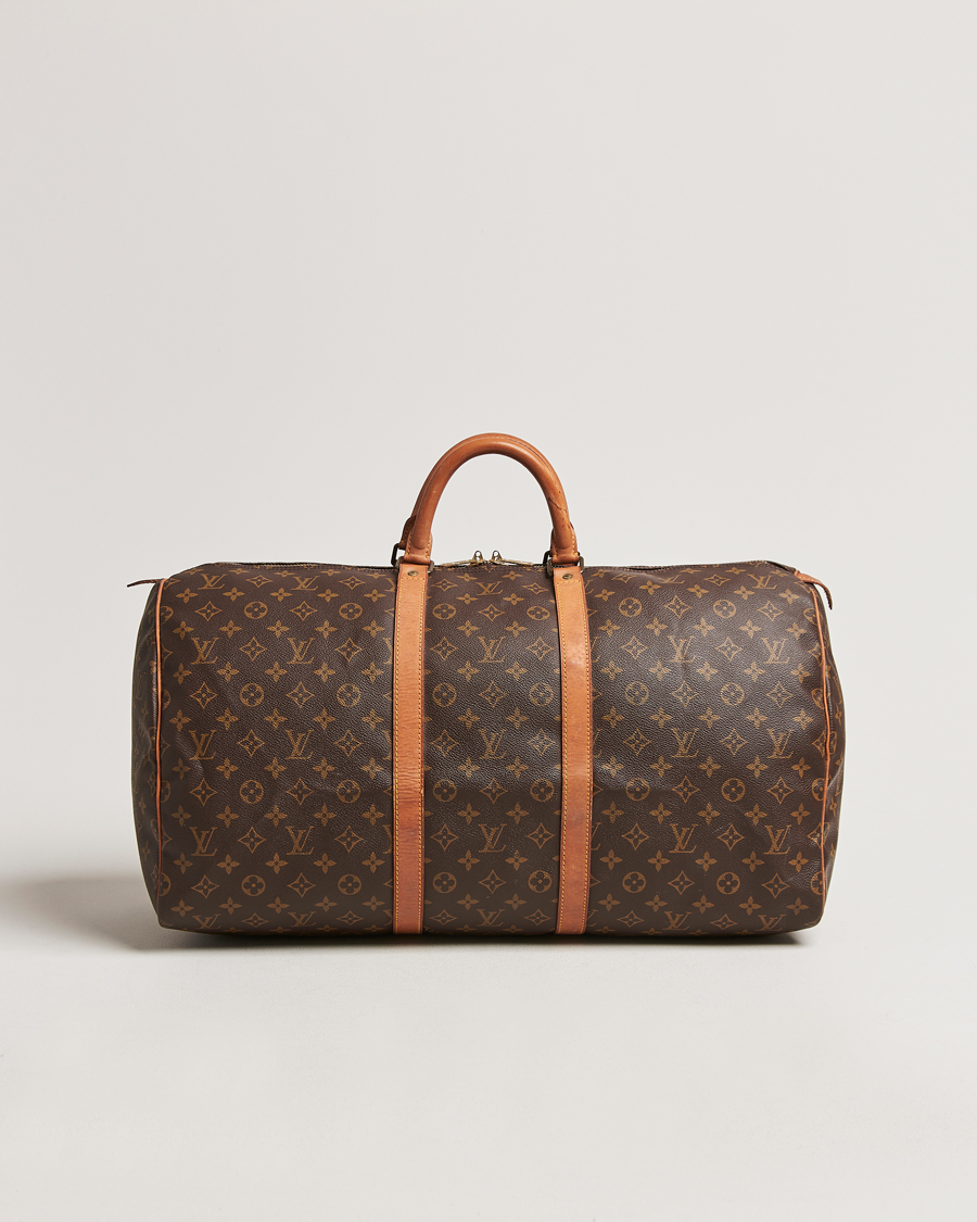 Herre | Louis Vuitton Pre-Owned Keepall 55 Bag Monogram | Louis Vuitton Pre-Owned | Keepall 55 Bag Monogram