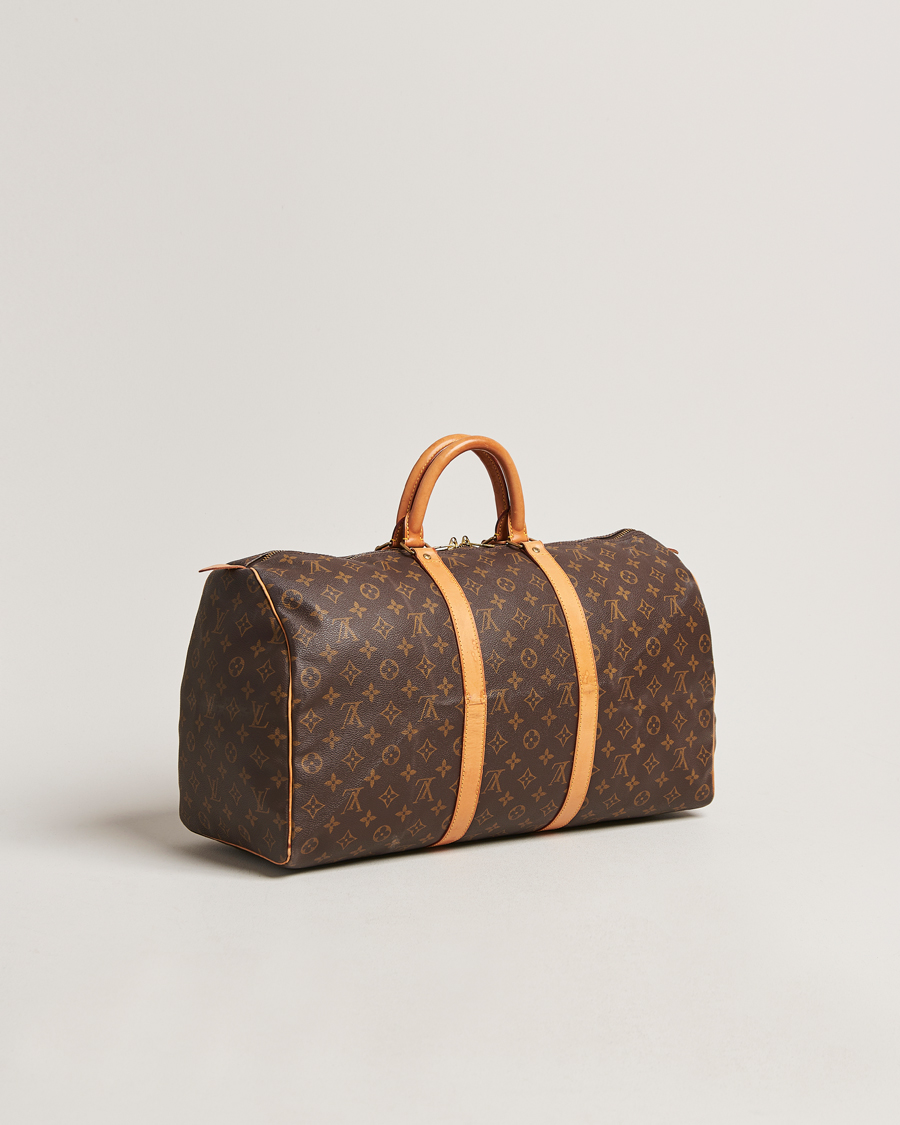 Herre | Louis Vuitton Pre-Owned Keepall 50 Bag Monogram | Louis Vuitton Pre-Owned | Keepall 50 Bag Monogram