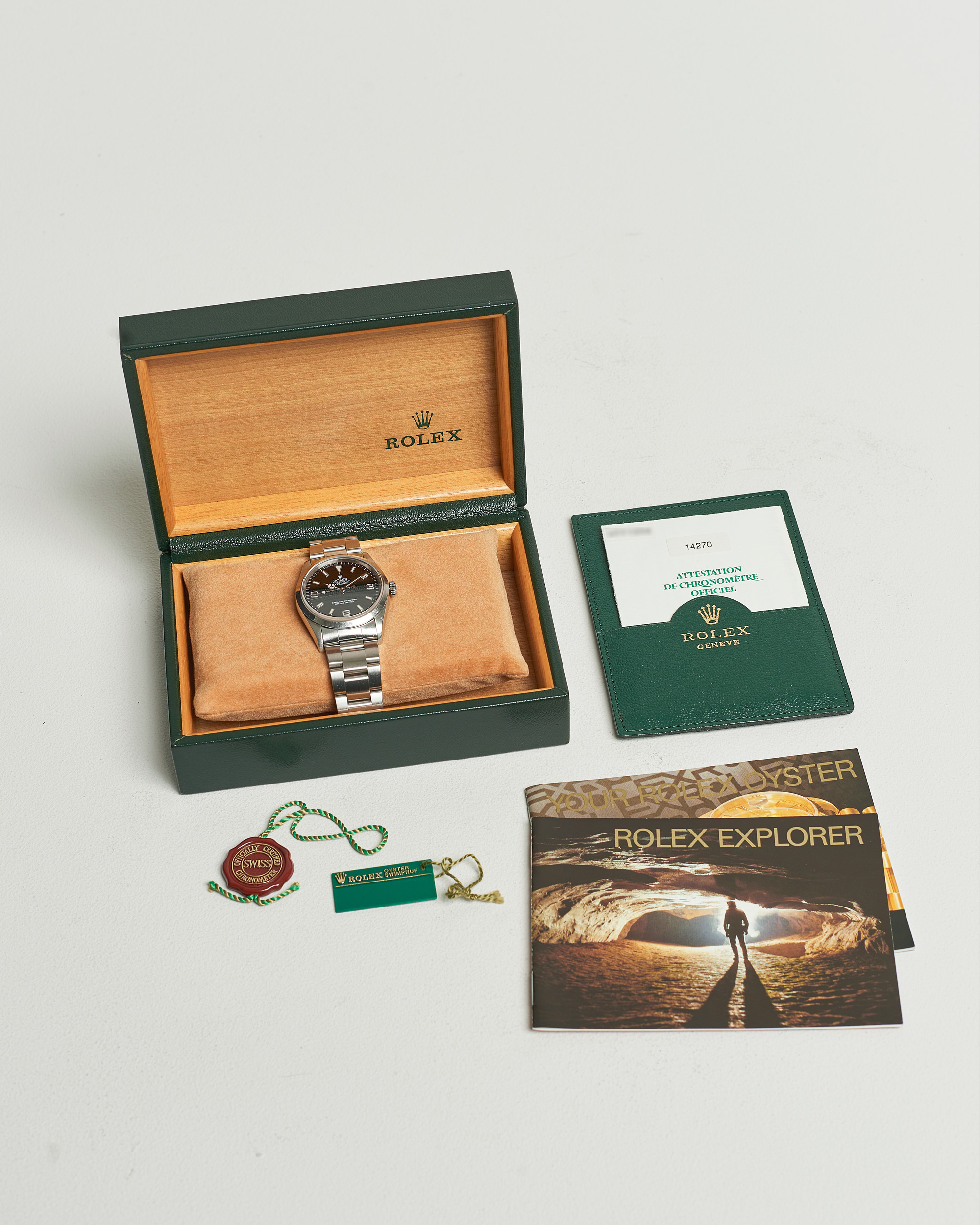 Herre | Rolex Pre-Owned Explorer 14270 Silver | Rolex Pre-Owned | Explorer 14270 Silver