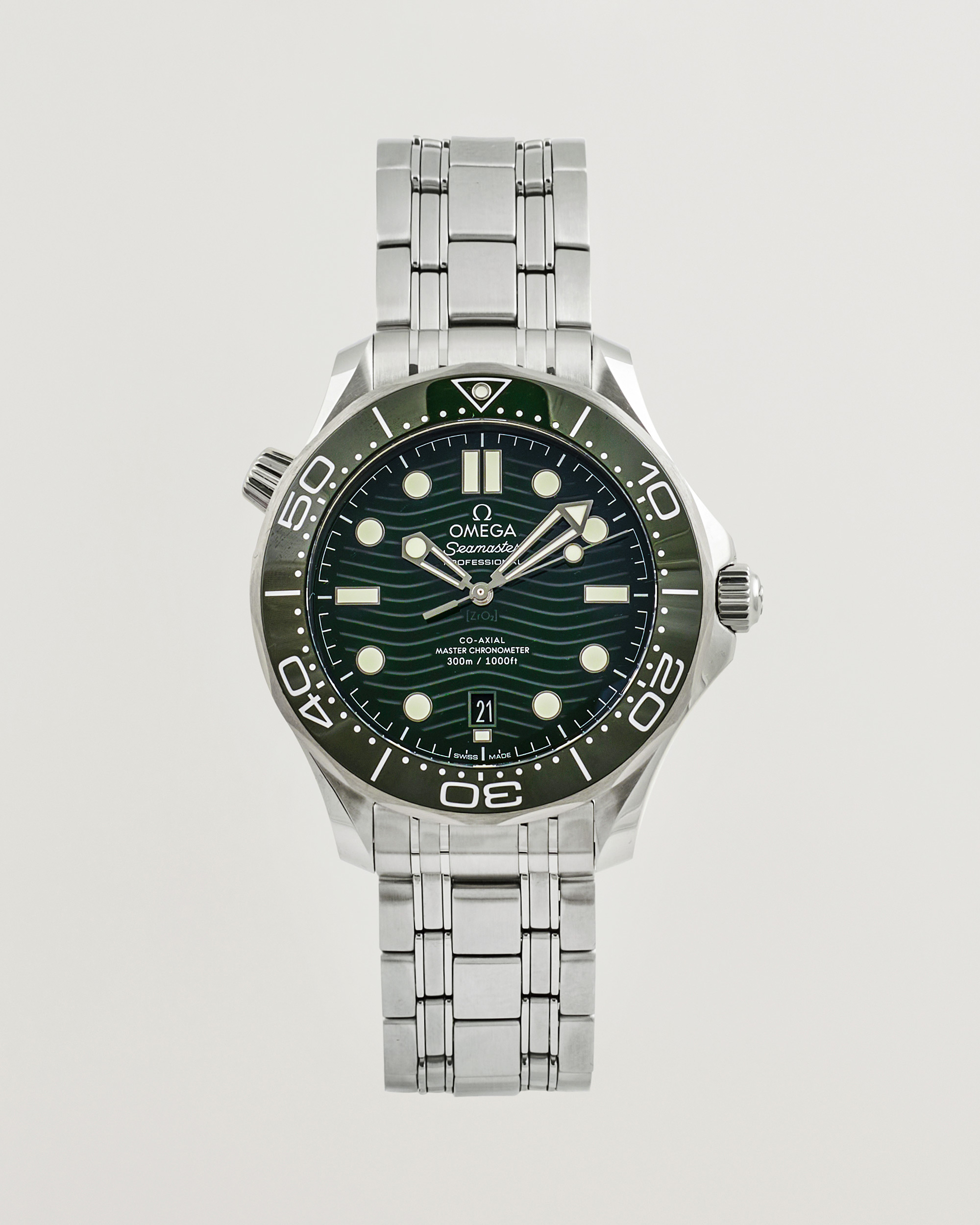 Herre | Omega Pre-Owned Seamaster Diver 300M Green | Omega Pre-Owned | Seamaster Diver 300M Green