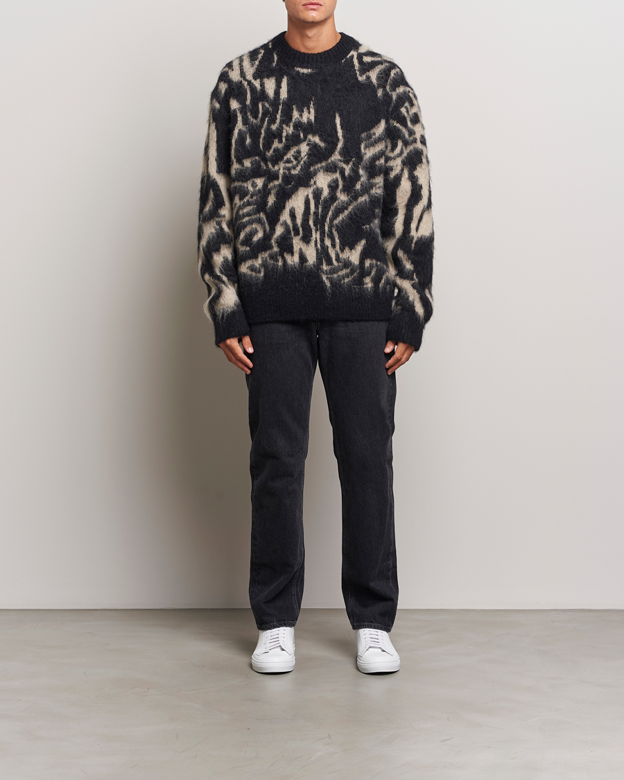 Herre | Trøjer | J.Lindeberg | Falkor Jacquard Knit Sweater Black