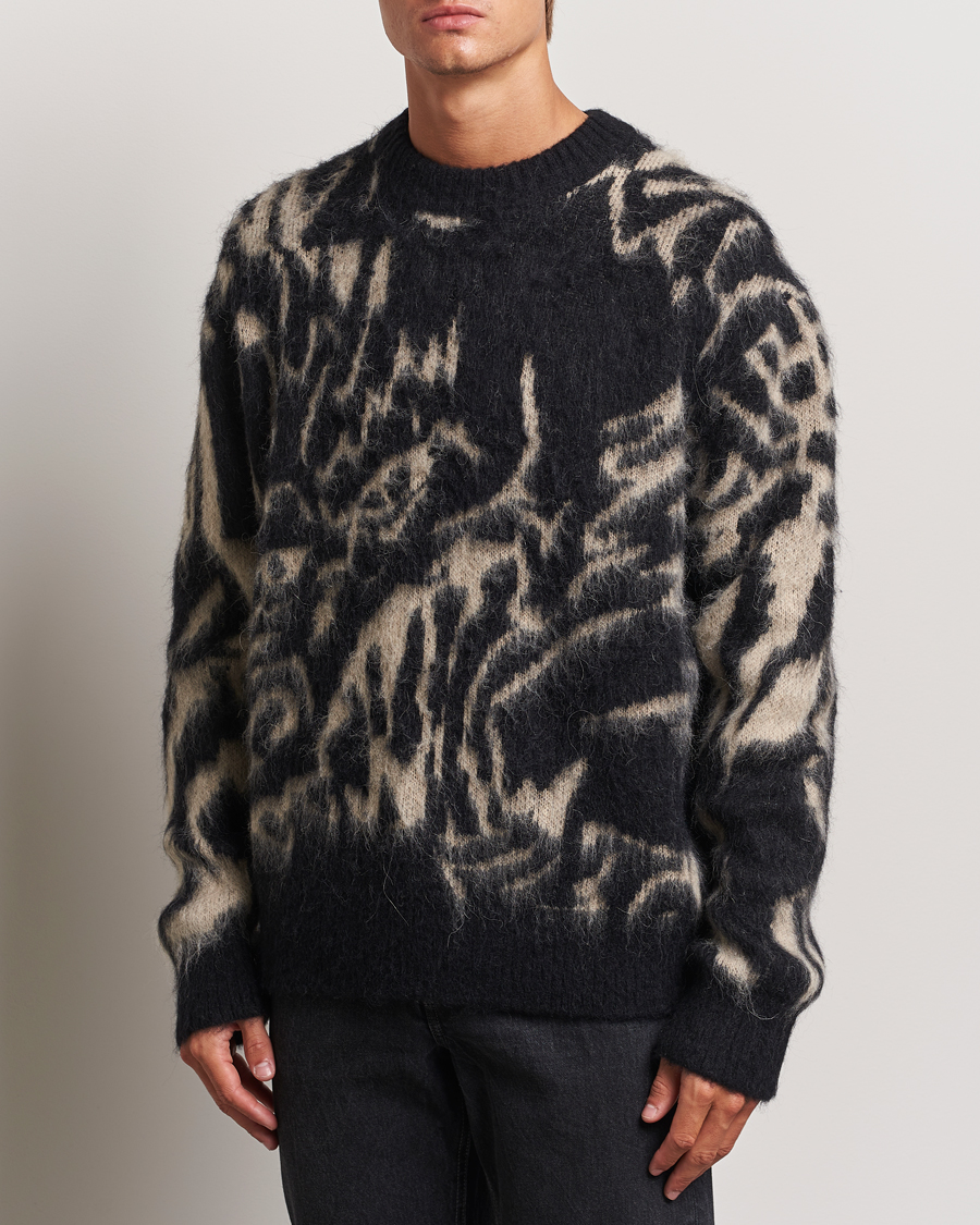 Herre | Trøjer | J.Lindeberg | Falkor Jacquard Knit Sweater Black