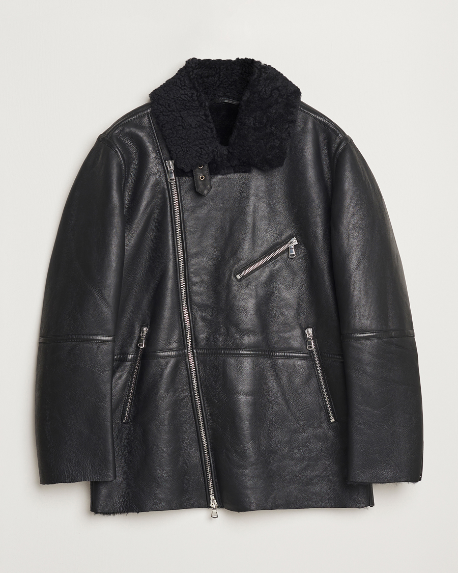 Herre | Jakker | J.Lindeberg | Sutton Shearling Jacket Black