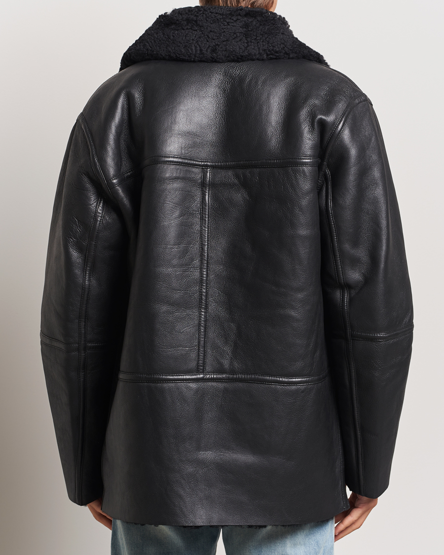 Herre | Jakker | J.Lindeberg | Sutton Shearling Jacket Black