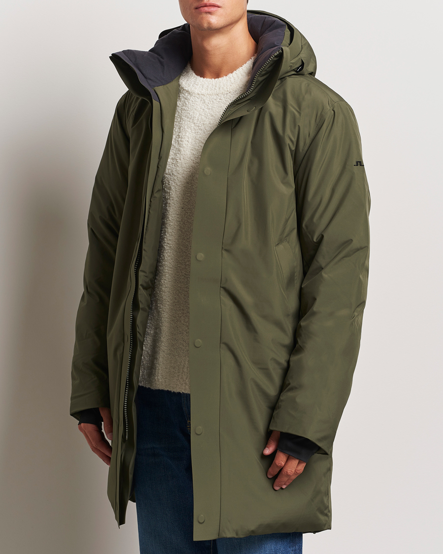 Herre | Jakker | J.Lindeberg | Alon Down Parka Forest Green