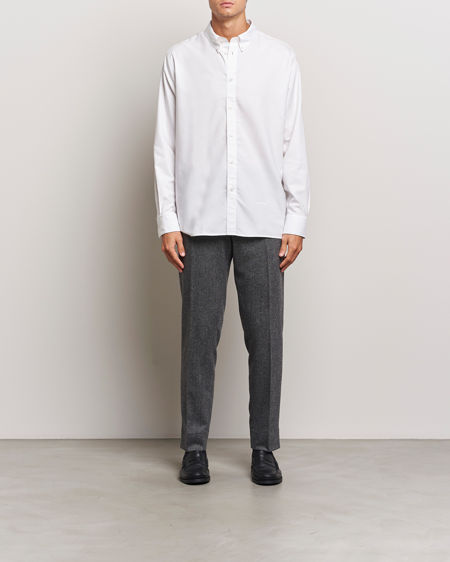 Herre | Skjorter | J.Lindeberg | Regular Stretch Oxford Shirt White