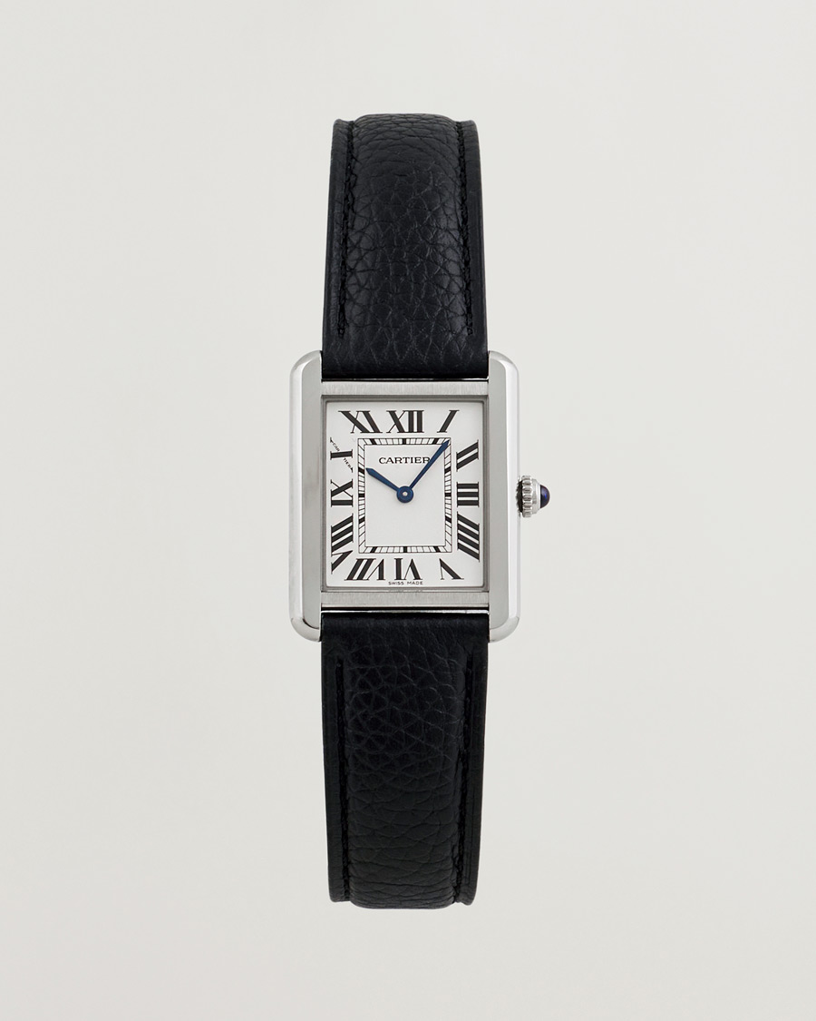 Herre | Cartier Pre-Owned Tank SoloWSTA0030 Silver | Cartier Pre-Owned | Tank SoloWSTA0030 Silver