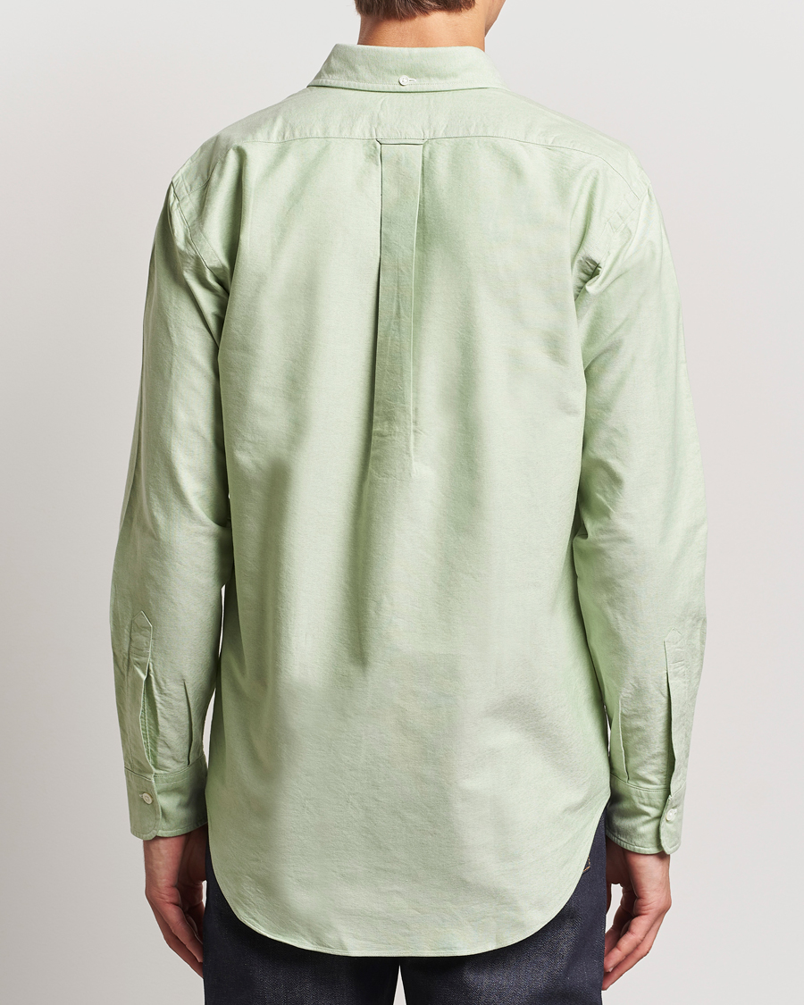 Herre | Skjorter | Kamakura Shirts | Vintage Ivy Oxford Button Down Shirt Green