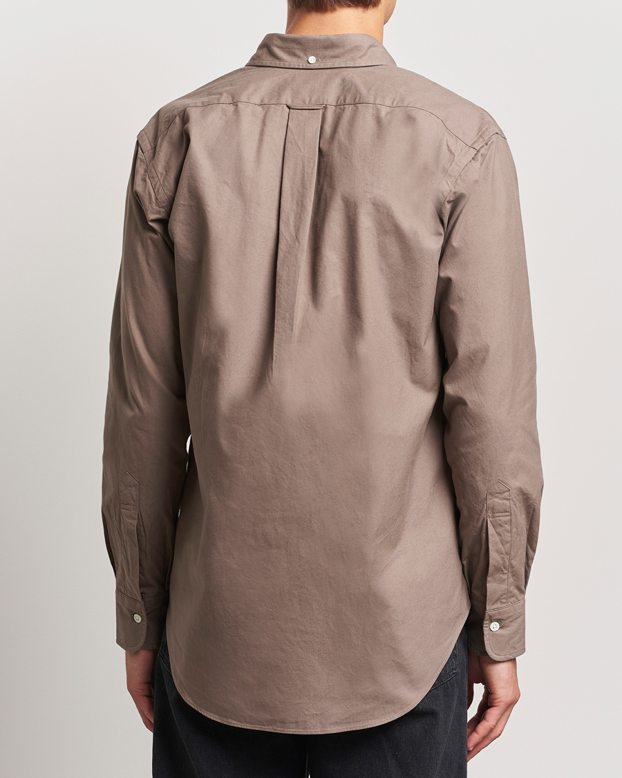 Herre | Skjorter | Kamakura Shirts | Vintage Ivy Flap Pocket Shirt Khaki