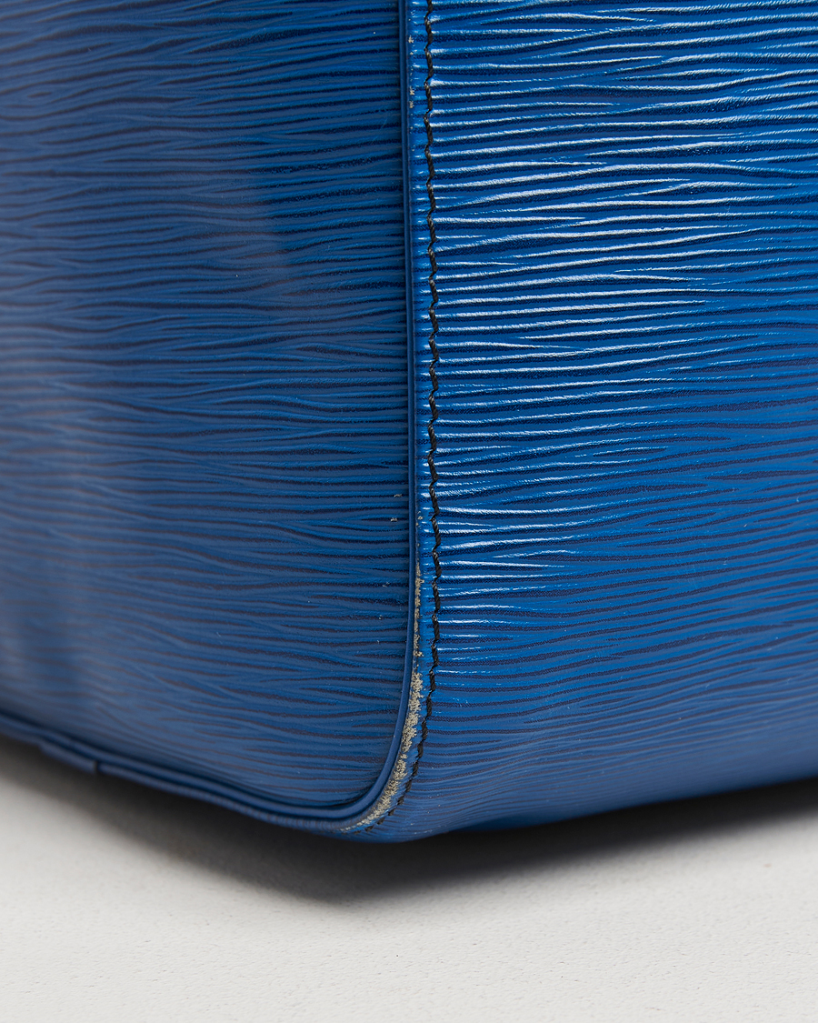 Herre | Louis Vuitton Pre-Owned Keepall 50 Epi Leather Travel Bag Blue | Louis Vuitton Pre-Owned | Keepall 50 Epi Leather Travel Bag Blue
