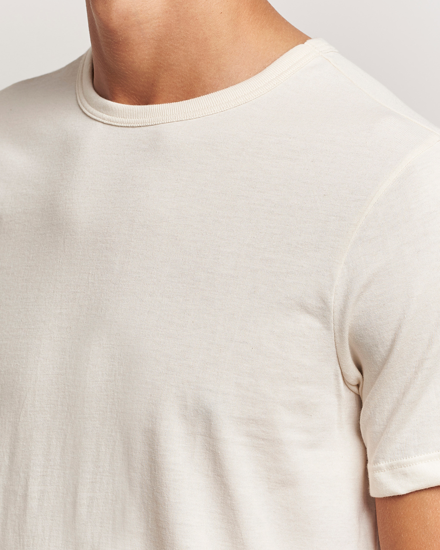 Herre | T-Shirts | Merz b. Schwanen | 1950s Classic Loopwheeled T-shirt Nature