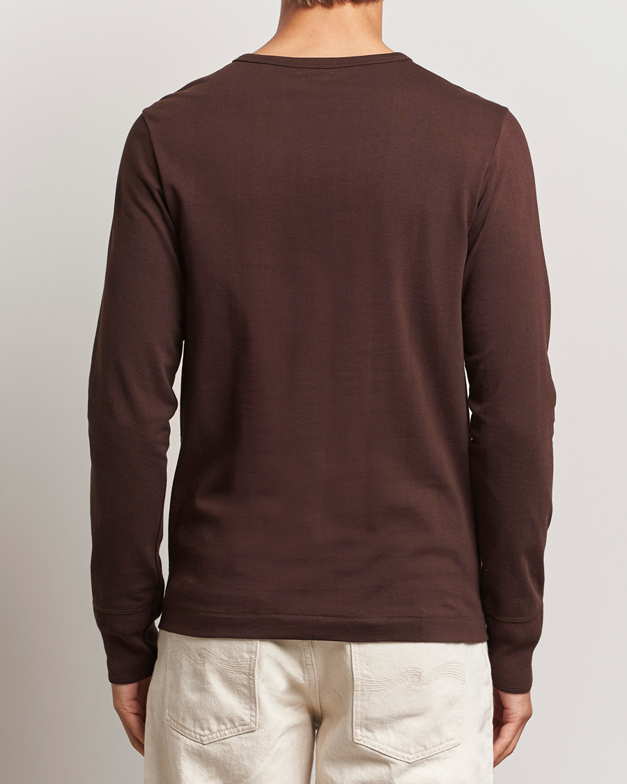 Herre | Trøjer | Merz b. Schwanen | Classic Organic Cotton Henley Coffee
