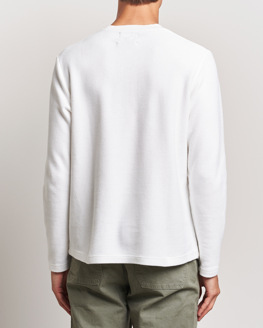 Herre | Trøjer | BEAMS PLUS | Waffle Cotton Henley White